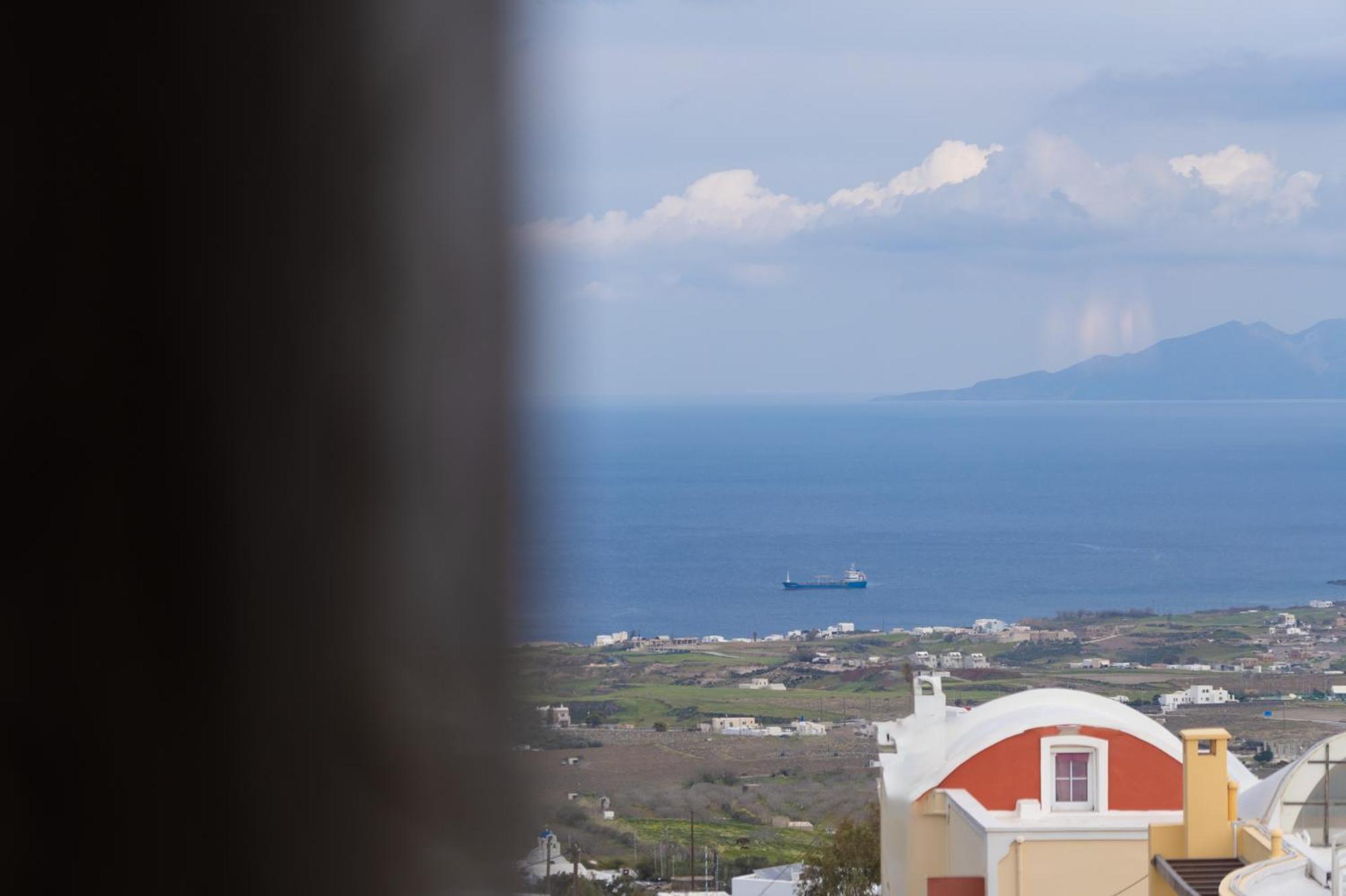 Central Seaview Heven Apartment In Fira  Zewnętrze zdjęcie