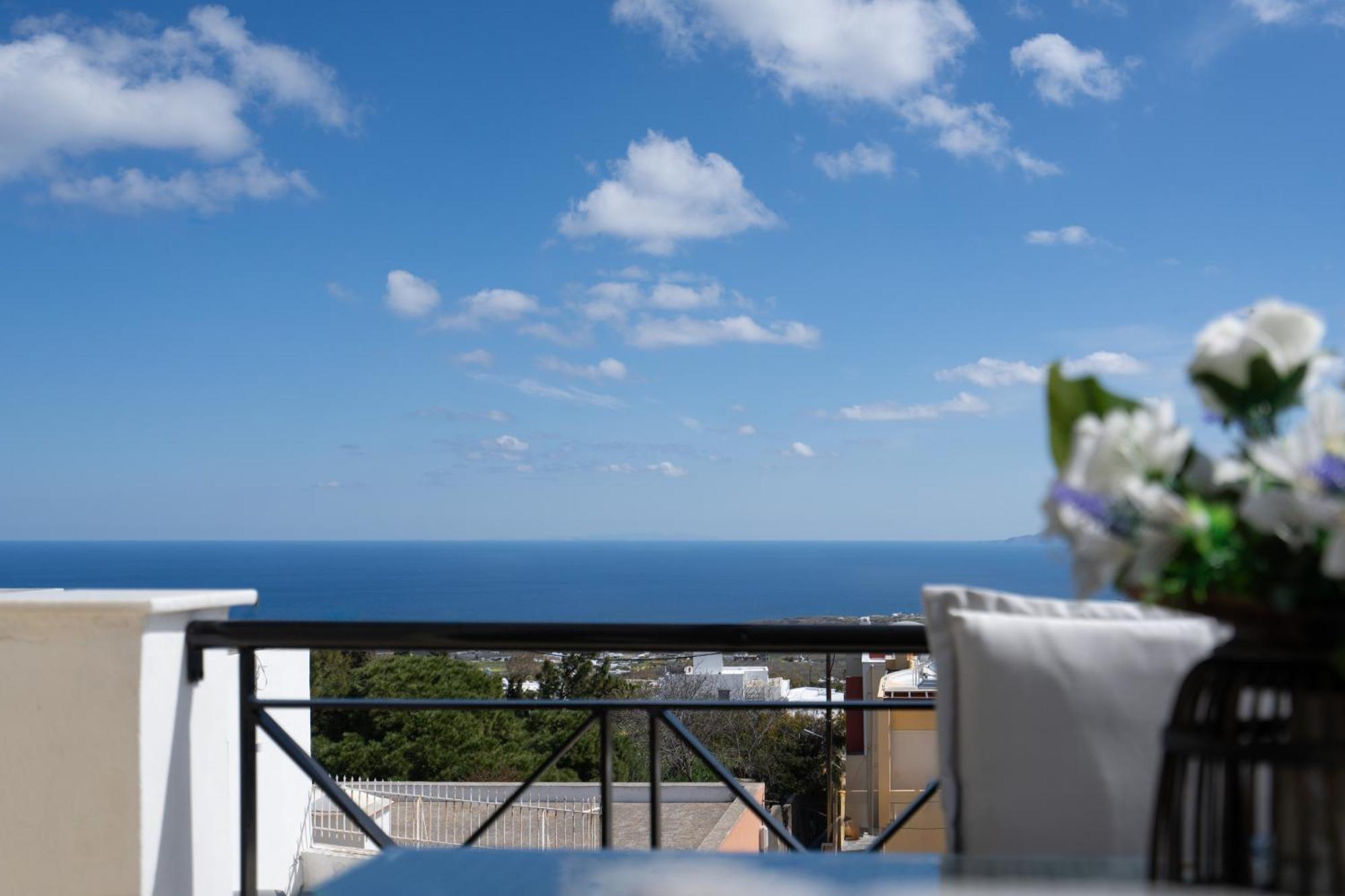 Central Seaview Heven Apartment In Fira  Zewnętrze zdjęcie
